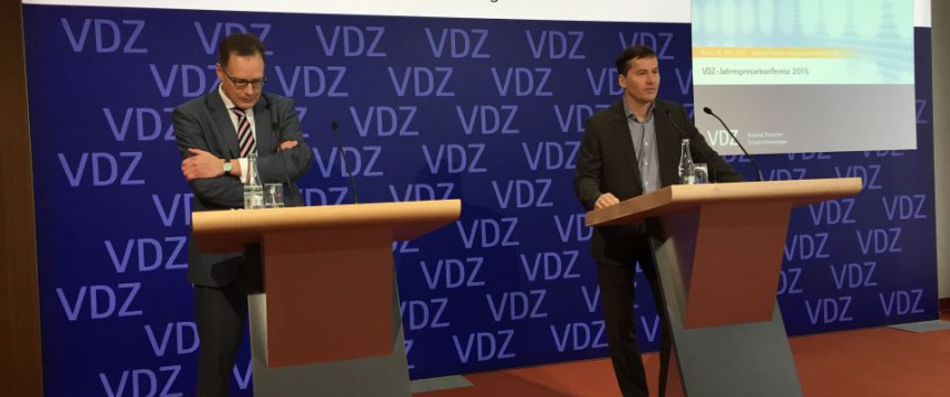 VDZ-Pressekonferenz mit Peter Klotzki, Stephan Scherzer