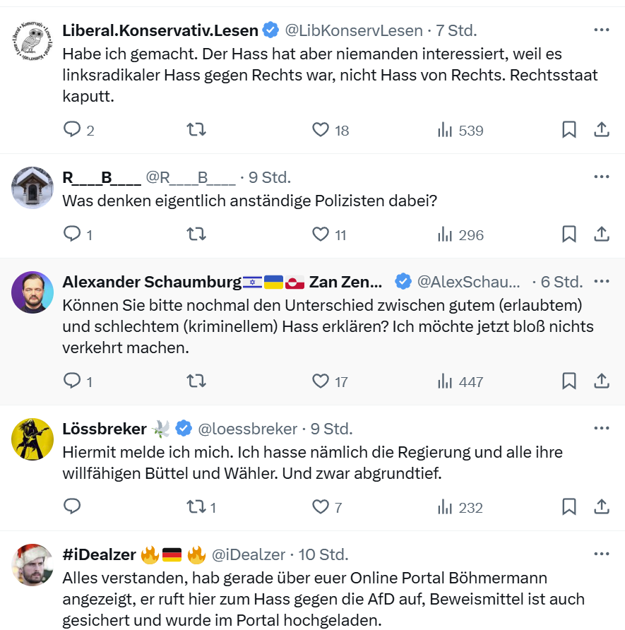 Die überwältigende Mehrheit der bislang knapp 400 Kommentare sieht die Aktion der Polizei mit Kritik. Screenshot: JF