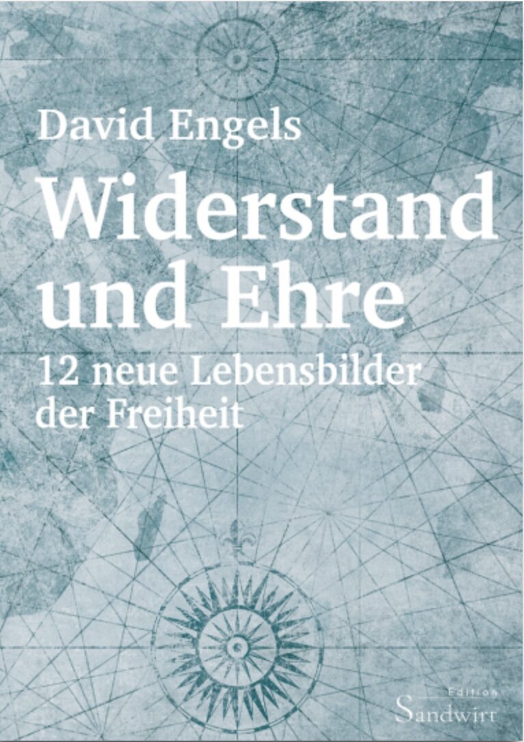 Auf dem Cover von David Engels "Widerstand und Ehre" ist eine altertümliche Karte abgebildet