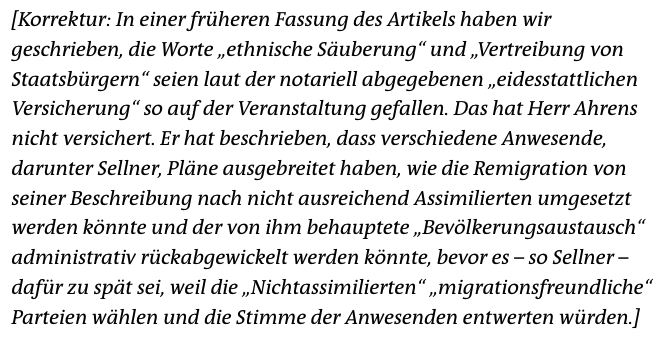 Korrekturhinweis der „taz“: Fast länger als der Text und mit ganz viel „könnte“. Foto: Screenshot/JF