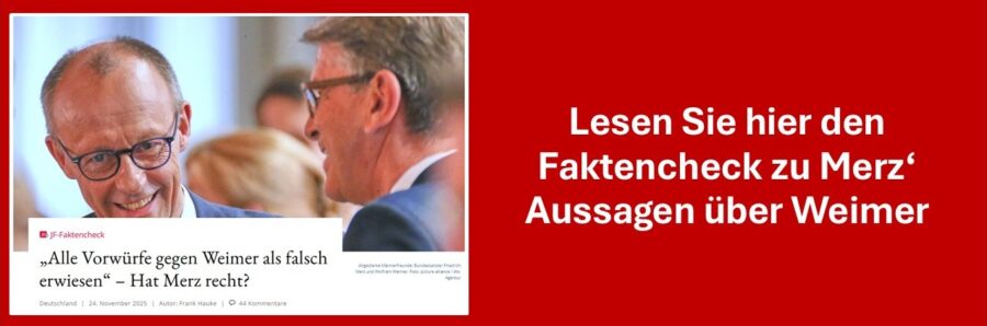 Faktencheck: So lügt Kanzler Merz über Wolfram Weimer