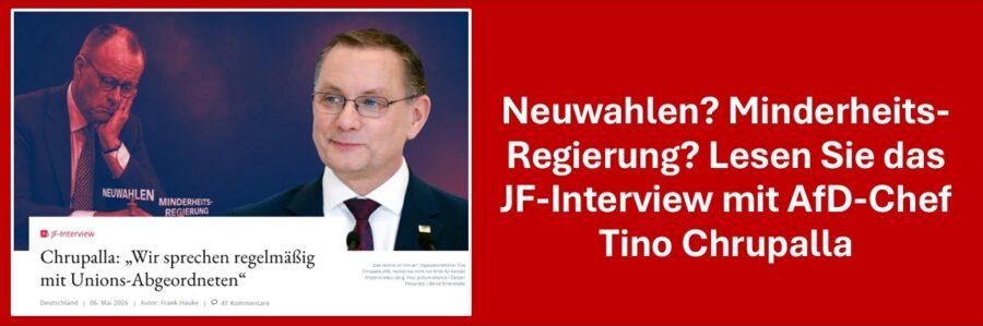 Duldet die AfD eine CDU-Minderheitsregierung?