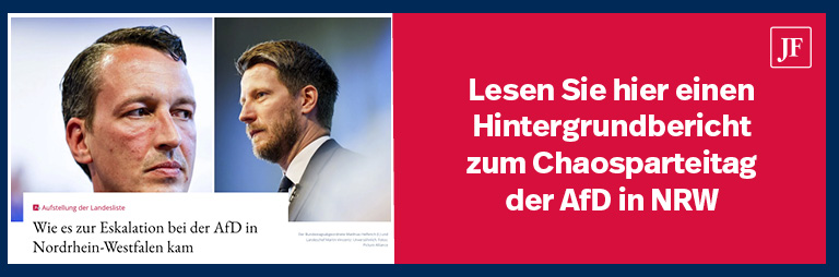 Lesen Sie hier einen Hintergrundbericht zum Chaosparteitag der AfD in NRW