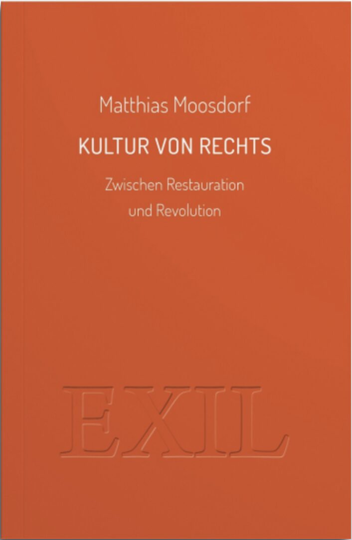 Matthias moosdorf: Kultur von rechts. 264 Seiten, Buchhaus Loschwitz, Jetzt beim JF-Buchdienst bestellen