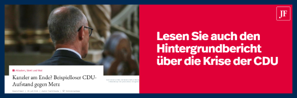 CDU-Aufstand nach Kabinettsumbildung.