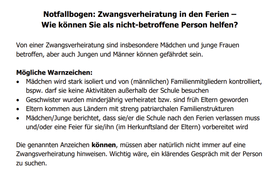 Aus dem Notfallplan in Baden-Württemberg. Screenshot: JF