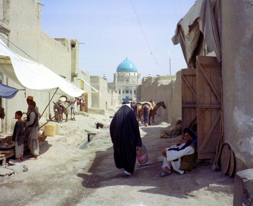 Straßenszene in Kandahar