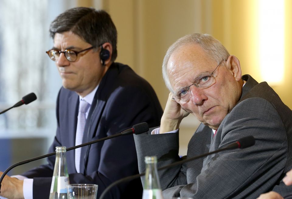 US-Finanzminister Jack Lew und Wolfgang Schäuble