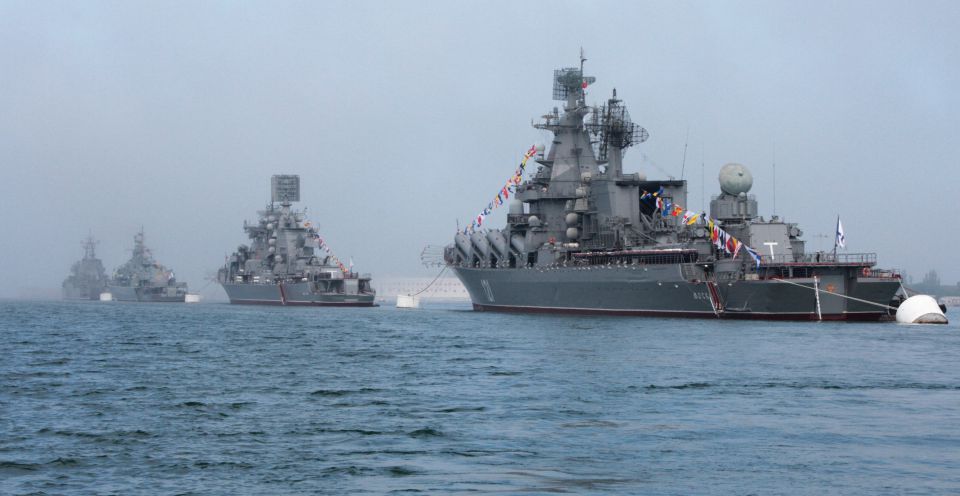 Russische Kriegsschiffe