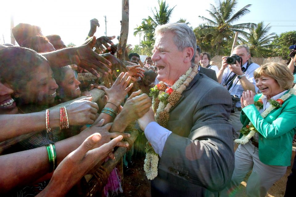 Gauck in Indien