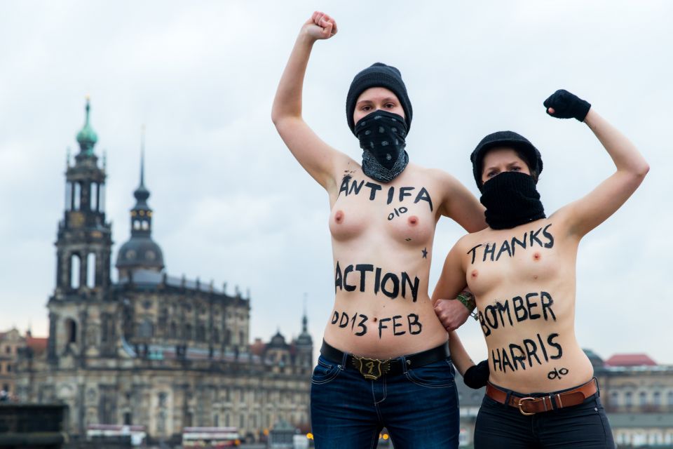 Femen in Dresden