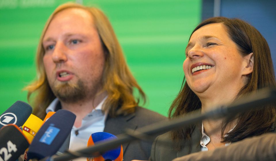 Grünen Fraktionschefs Anton Hofreiter und Katrin Göring-Eckardt