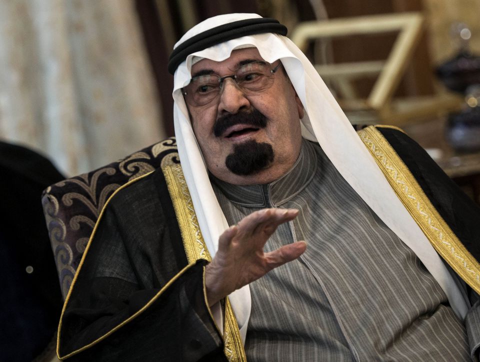 Der saudische König Abdullah