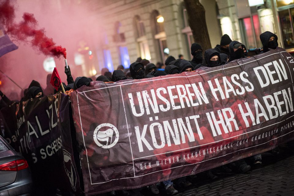 Linksextremisten im Januar in Wien