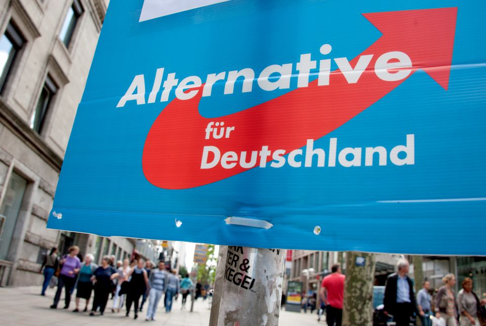 AfD-Plakat in Stuttgart