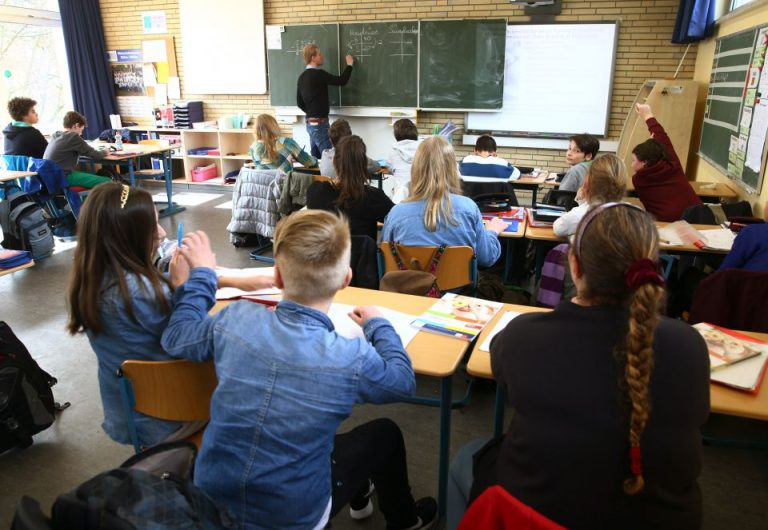 Unterricht in einer Hamburger Schule