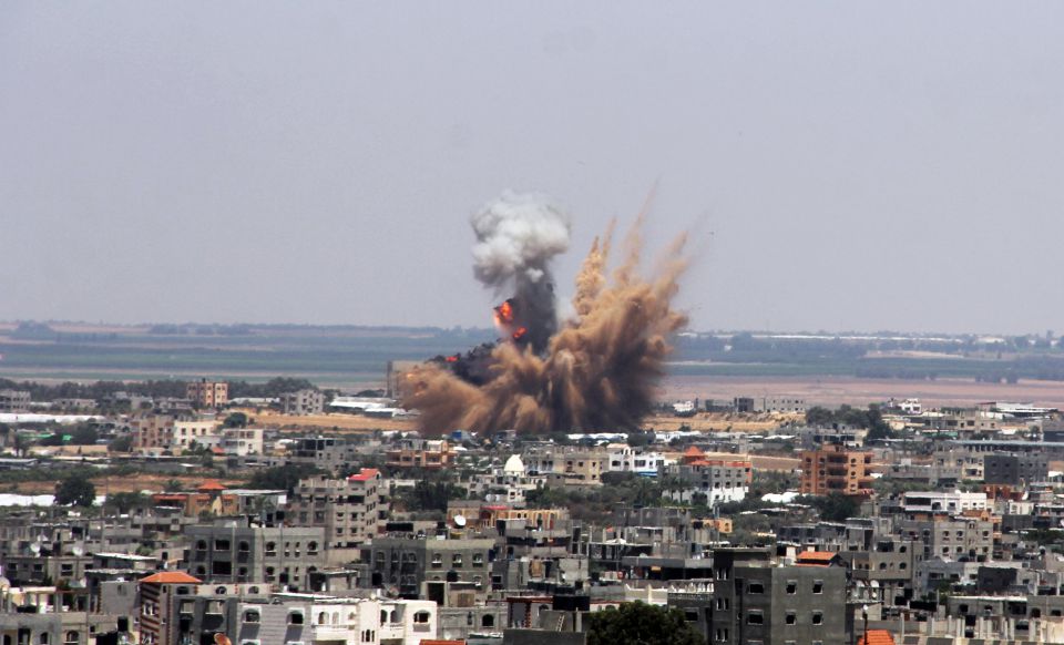 Luftschlag der israelischen Armee