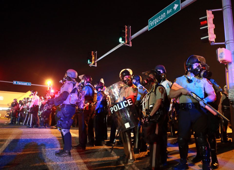 Polizisten in Ferguson