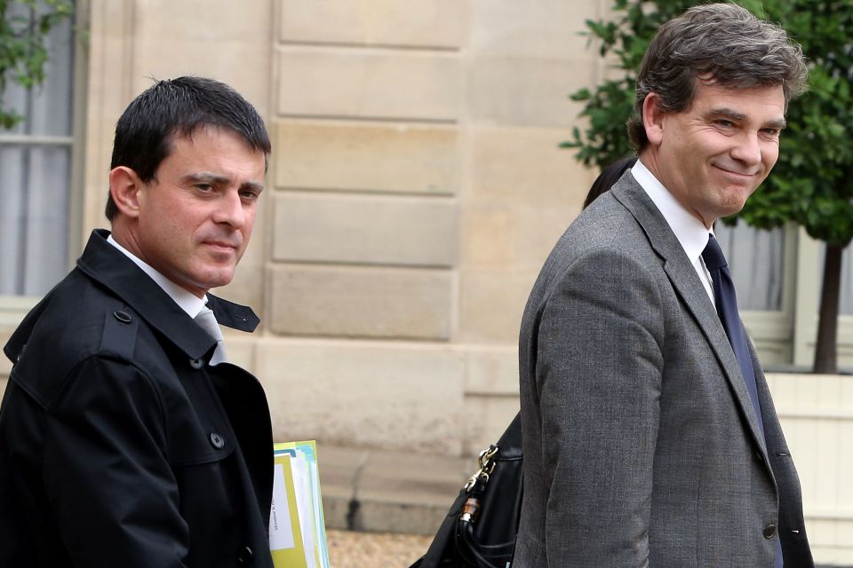 Manuel Valls und Arnaud Montebourg