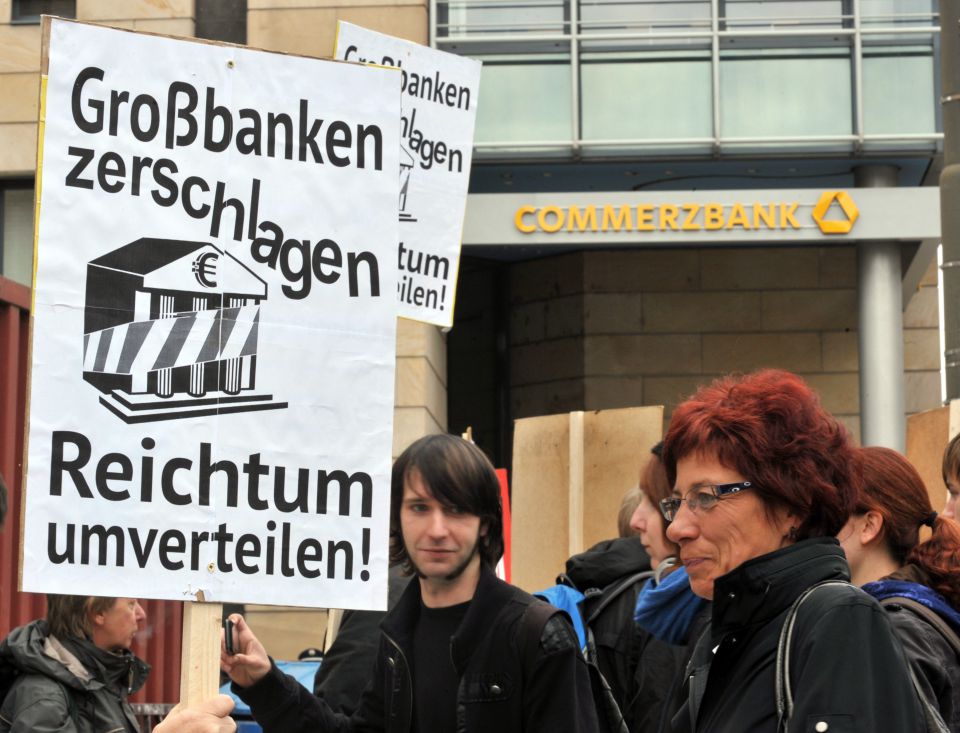 Attac-Demonstration in Frankfurt
