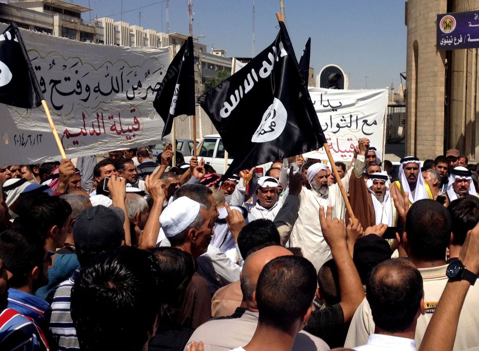 IS-Anhänger in Mossul