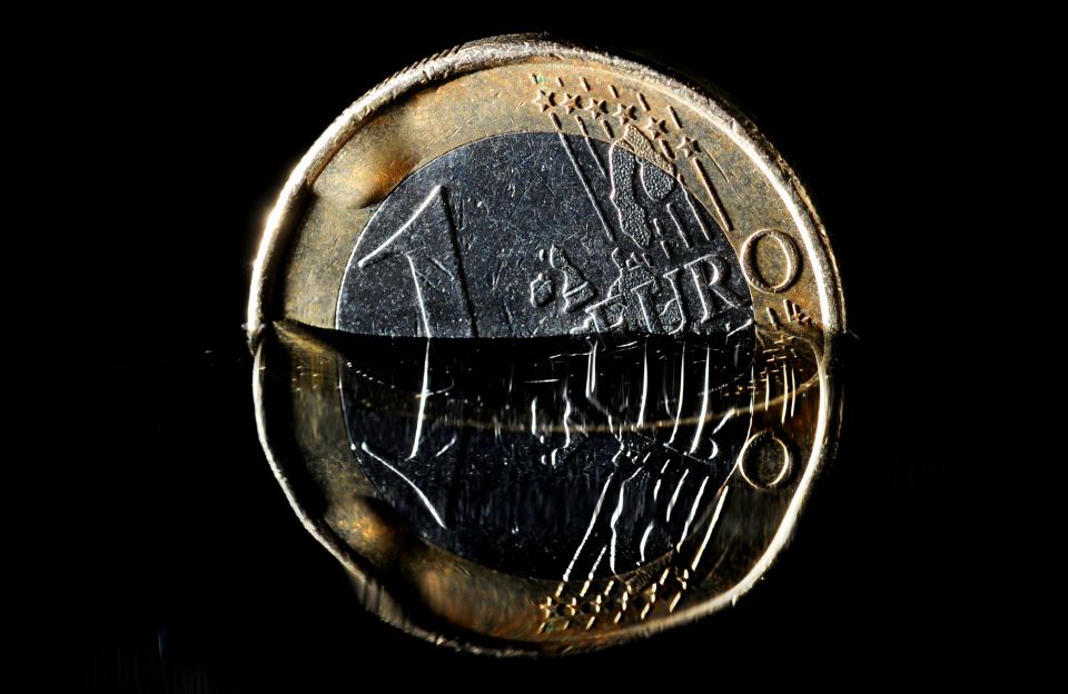 Euro unter Wasser