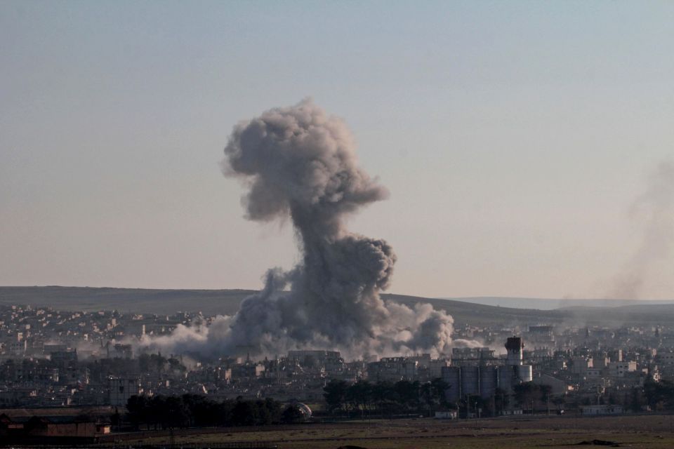 Luftangriff der Allianz gegen den IS