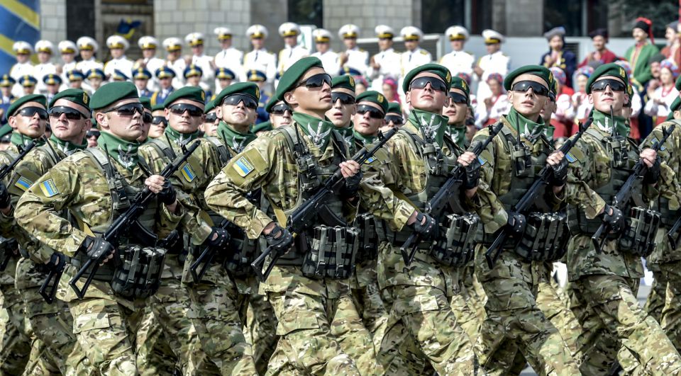 Ukrainische Militärparade