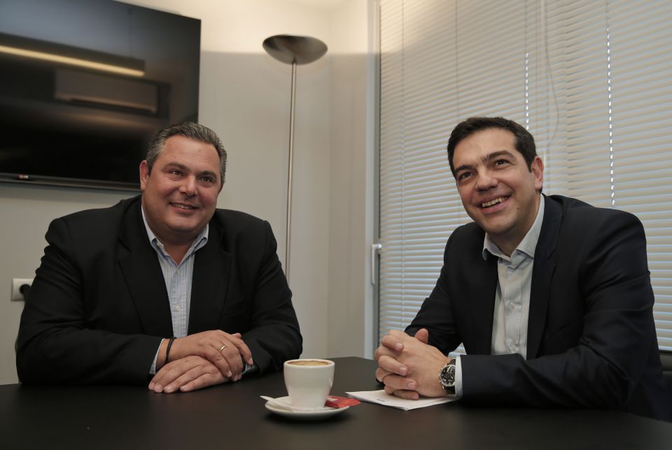 Panos Kammenos (l) und Alexis Tsipras
