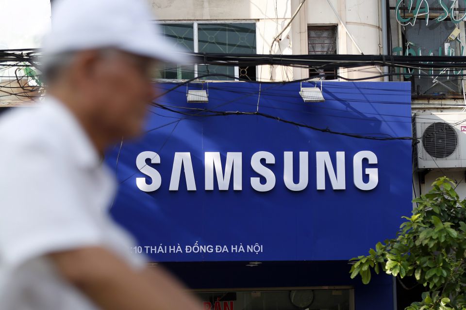 Samsung-Plakat in Vietnam