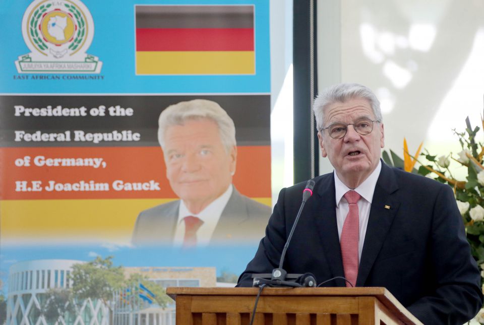 Joachim Gauck in Tansania