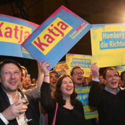 Gute Stimmung bei der Hamburger FDP Foto: picture alliance/dpa