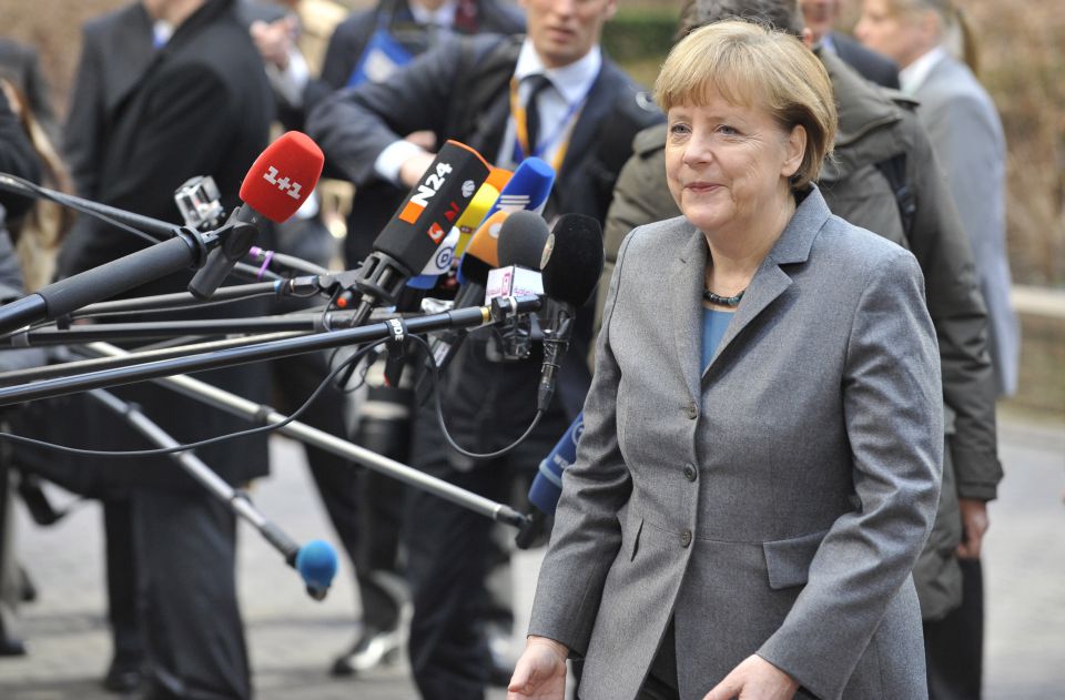 Angela Merkel vor dem EU-Gipfel