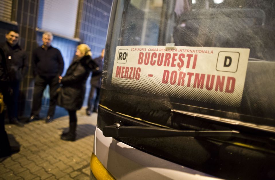 Buslinie von Bukarest nach Dortmund