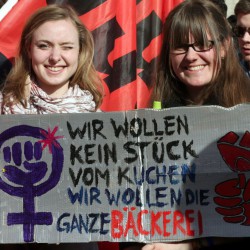 Demonstration „Feministische Kämpfe verbinden“ in Berlin am Internationalen Frauentag Foto: picture alliance/dpa