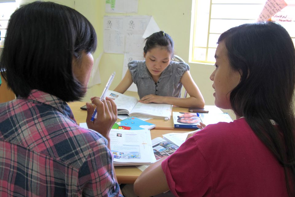 Vietnamesinnen lernen Deutsch