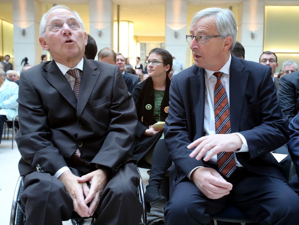 Wolfgang Schäuble und Jean-Claude Juncker
