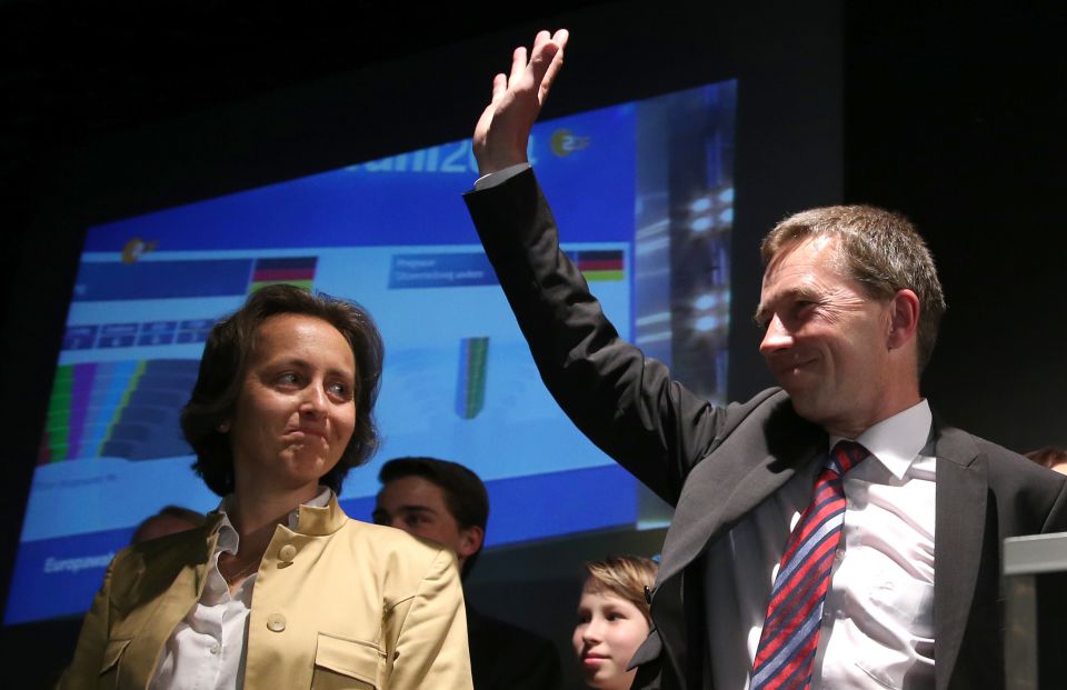 Beatrix von Storch (l) und Bernd Lucke (Mai 2014)