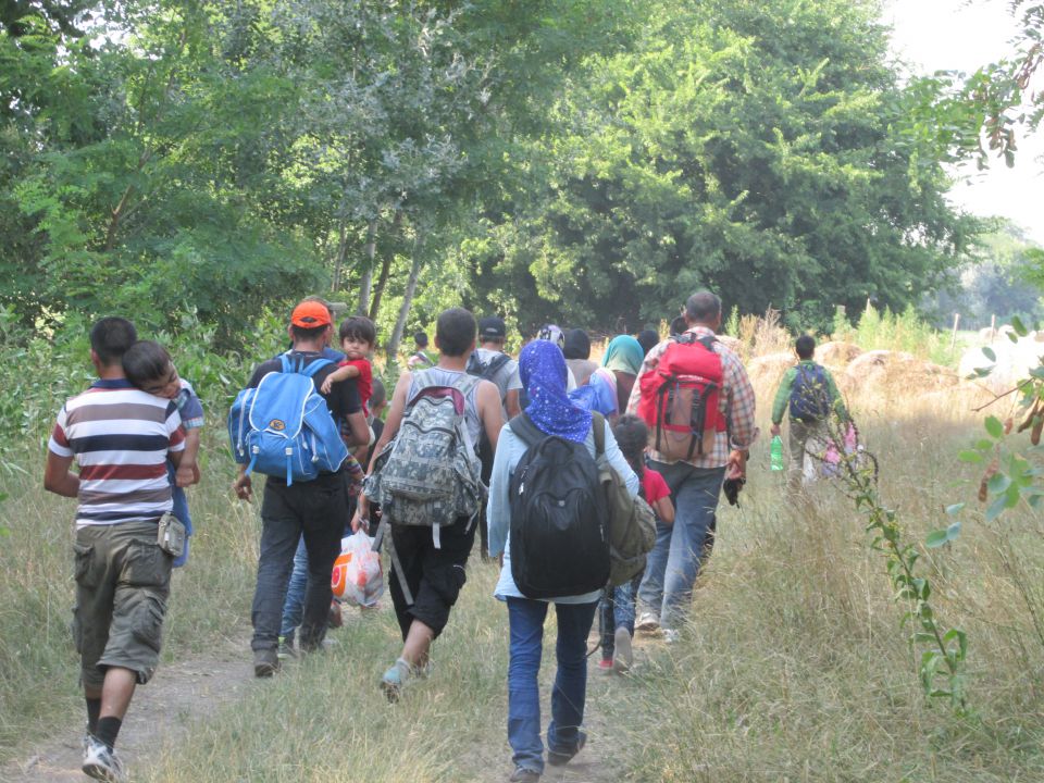 Geschafft: Die Grenzgänger sind in Ungarn angekommen