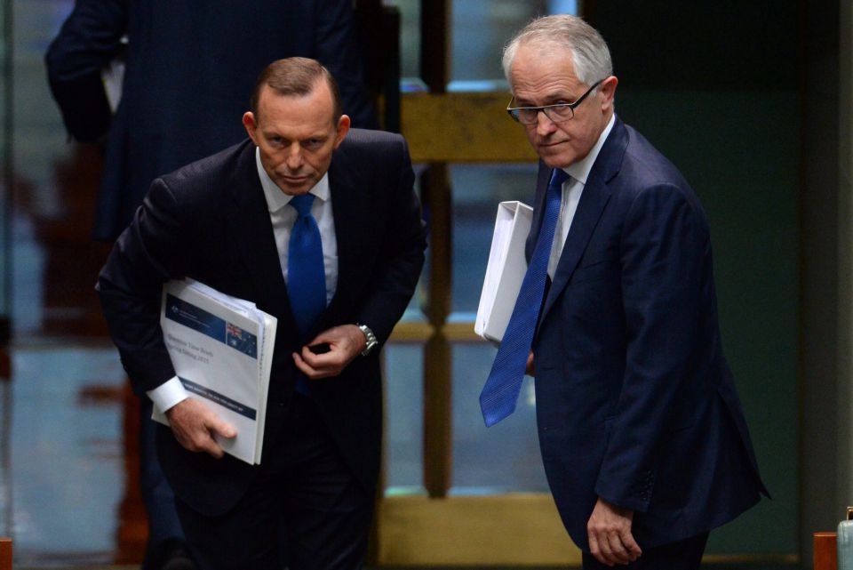 Tony Abbott (l) und Malcolm Turnbull