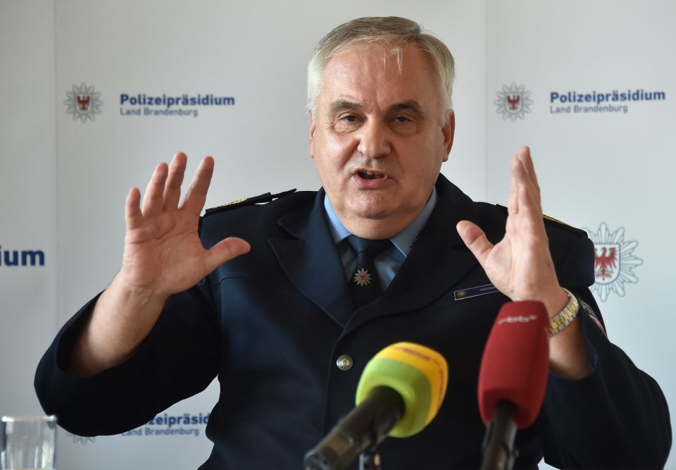 Brandenburgs Polizeipräsident Hans-Jürgen Mörke