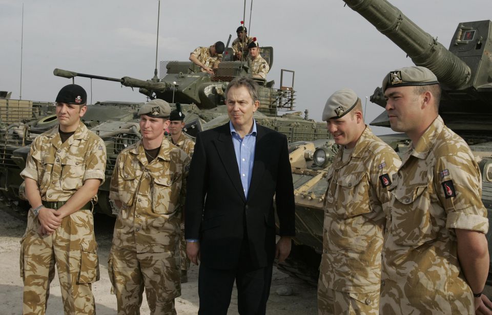 Tony Blair im Irak