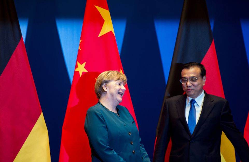 Merkel und Li in China