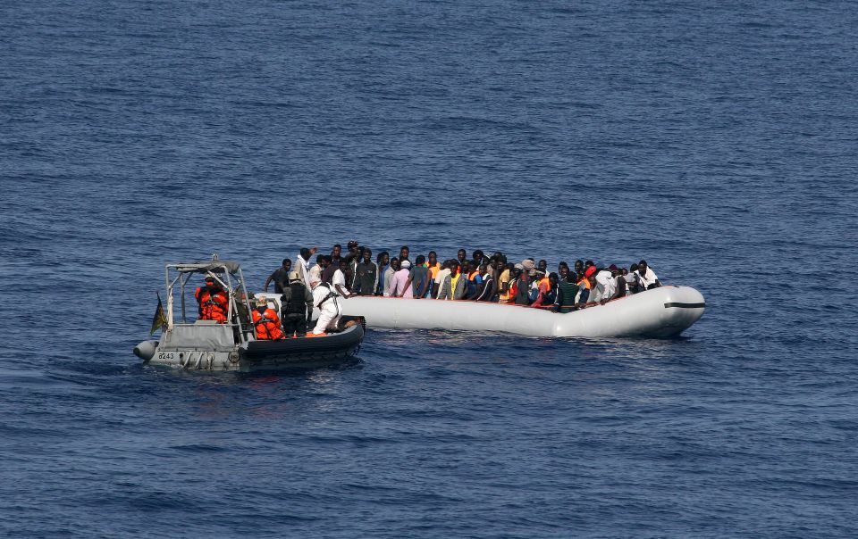 Flüchtlinge auf See