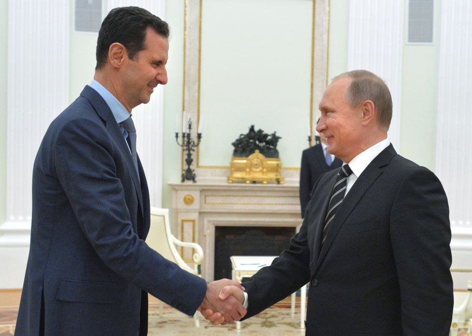 Putin und Assad in Moskau