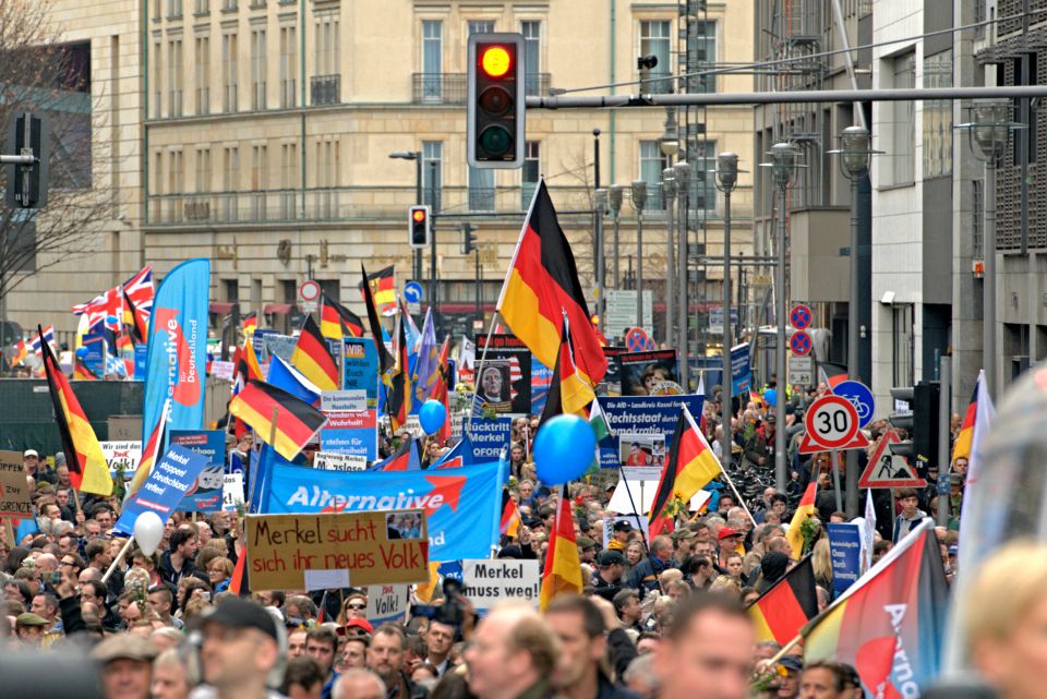 AfD-Demonstration in Berlin