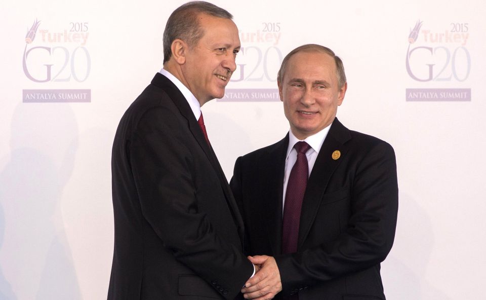 Erdogan (l) und Putin