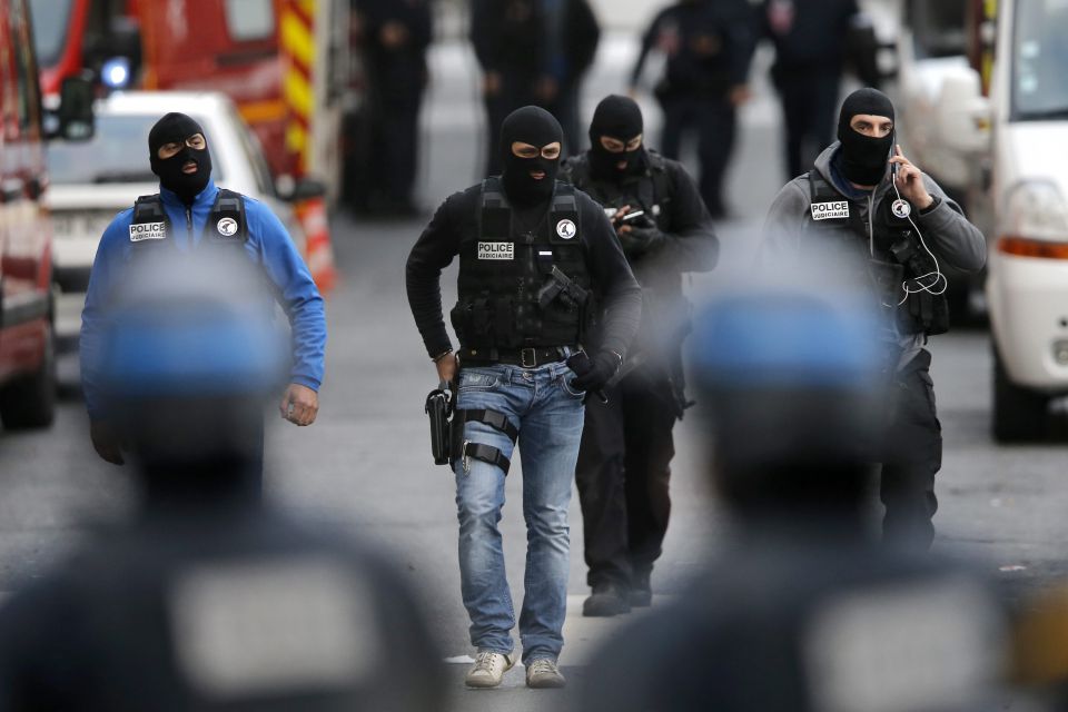 Anti-Terror-Einheiten in Paris