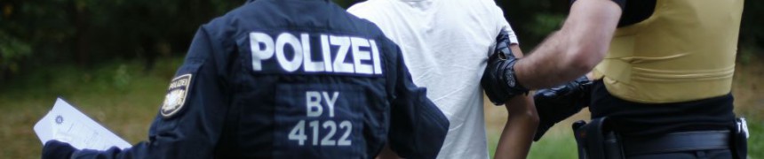 Festgenommener Syrer in Bayern