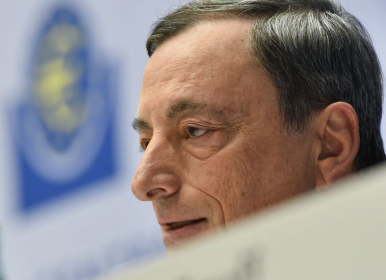 Mario Draghi in Frankfurt